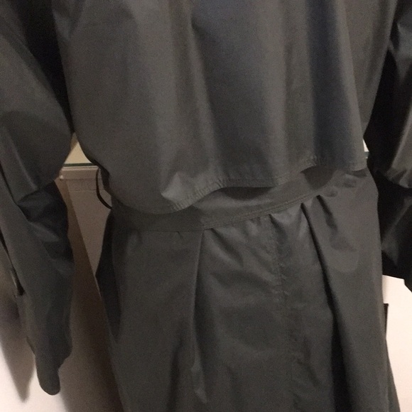 Designer Maxi Trench In Dark Green Size L - Picture 4 of 13